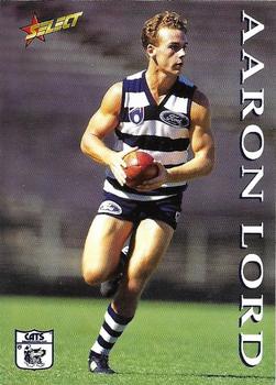 1995 Select AFL #293 Aaron Lord Front
